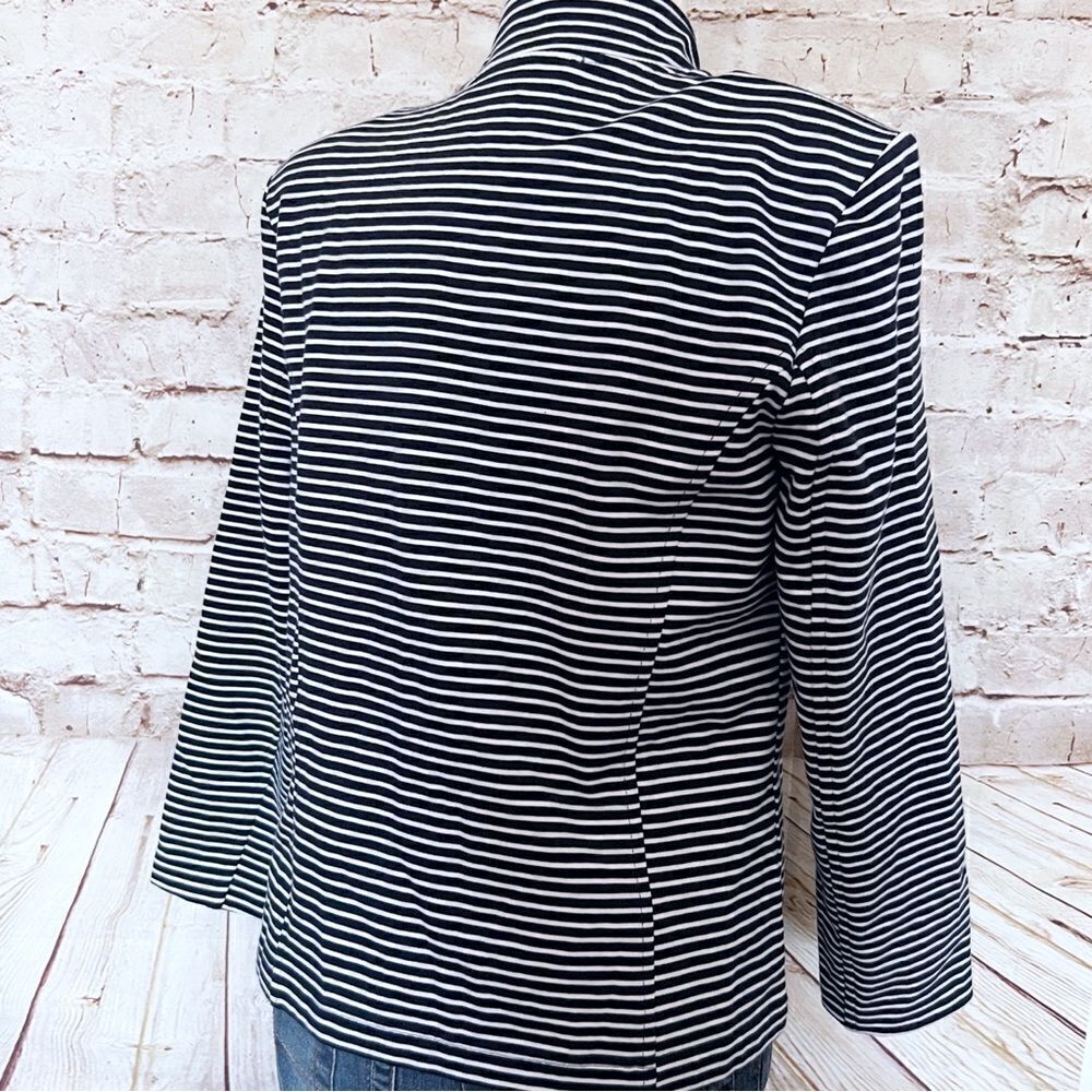 Tommy Hilfiger striped knit nautical blazer jacket - Picture 7 of 7